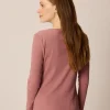 Langarmshirt aus Bio Baumwolle/Wolle(rosenholz, 38)