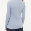 Langarmshirt aus Bio Baumwolle/Wolle(lichtblau melange, 38)