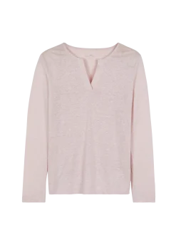 Langarmshirt aus Bio Leinen(orchidee, 40)