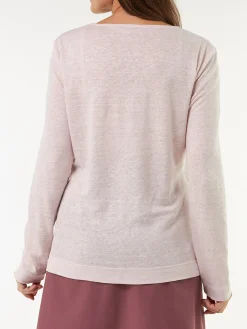 Langarmshirt aus Bio Leinen(orchidee, 40)