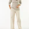 Langarmshirt Rippe aus Bio Baumwolle(seegras/offwhite ringel, XXS)