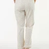 Lange Schlafhose aus Bio Baumwolle(blume weiss, XS)