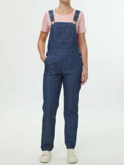 Latzhose aus Bio-Baumwolle(dark denim, 36)