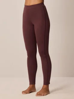 Legging aus Bio Baumwolle(chocolat, 36)