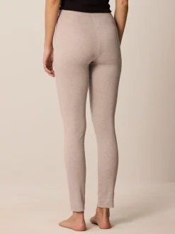 Legging aus Bio Baumwolle(stein melange, 36)