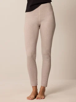 Legging aus Bio Baumwolle(stein melange, 36)