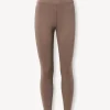Legging aus Bio Baumwolle(walnuss melange, 36)