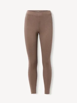 Legging aus Bio Baumwolle(walnuss melange, 36)