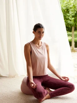 Legging aus Bio Baumwolle(walnuss melange, 36)
