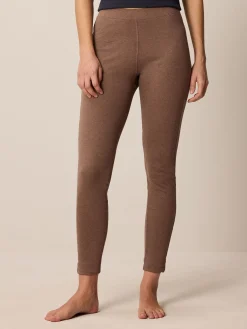 Legging aus Bio Baumwolle(walnuss melange, 36)