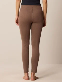 Legging aus Bio Baumwolle(walnuss melange, 36)