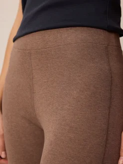 Legging aus Bio Baumwolle(walnuss melange, 36)