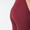 Legging aus Bio Baumwolle(weinrot, 36)