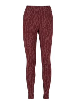 Legging aus Bio Baumwolle(weinrot, 36)