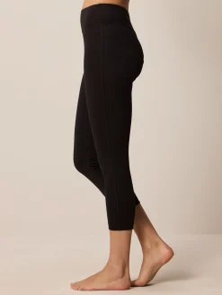 Leggings aus Bio Baumwolle(schwarz, 38)
