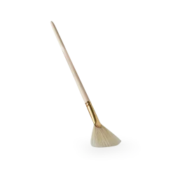 Masken-Fächerpinsel zum Auftragen von Masken, Pflege- & Reinigungsprodukten, Naturborste, L ca. 21 cm