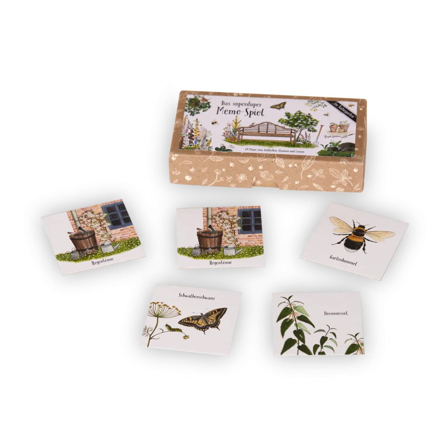 Memo Spiel24 Paare (Naturgarten)