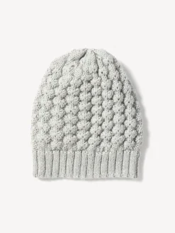 Mütze aus Alpakawolle(grau melange, one size)