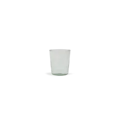 mundgeblasenes Trinkglas aus recycling Weinflaschen4er-Set, transparent