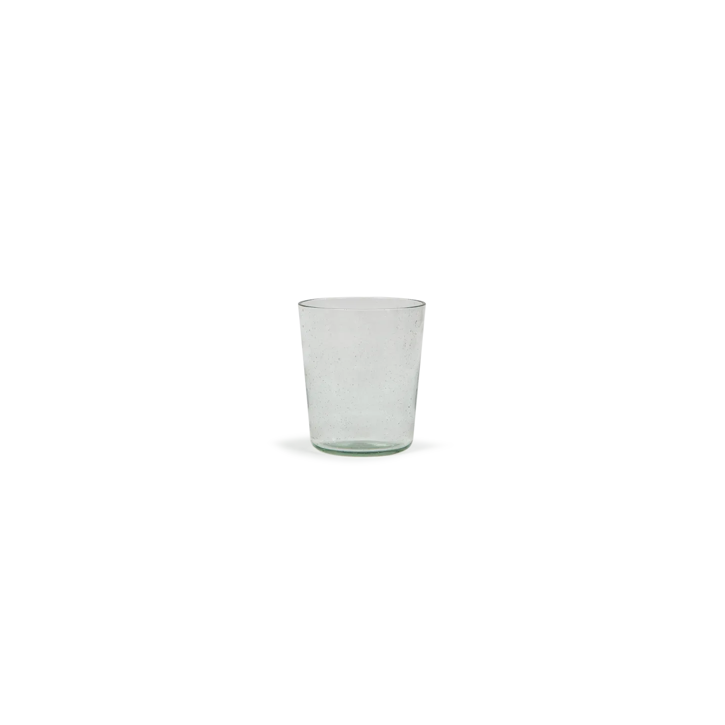 mundgeblasenes Trinkglas aus recycling Weinflaschen4er-Set, transparent