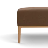 OUTLET - Hocker Lorea (Buche, Wollstoff Kaland Tundra, B109 x T60 cm)
