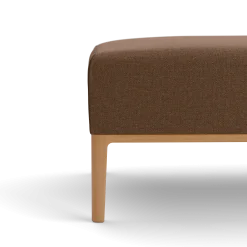OUTLET - Hocker Lorea (Buche, Wollstoff Kaland Tundra, B109 x T60 cm)