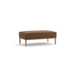 OUTLET - Hocker Lorea (Buche, Wollstoff Kaland Tundra, B109 x T60 cm)