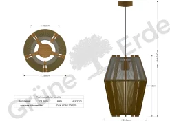 OUTLET - Leuchte CavandoHängeleuchte, Ø 30 cm