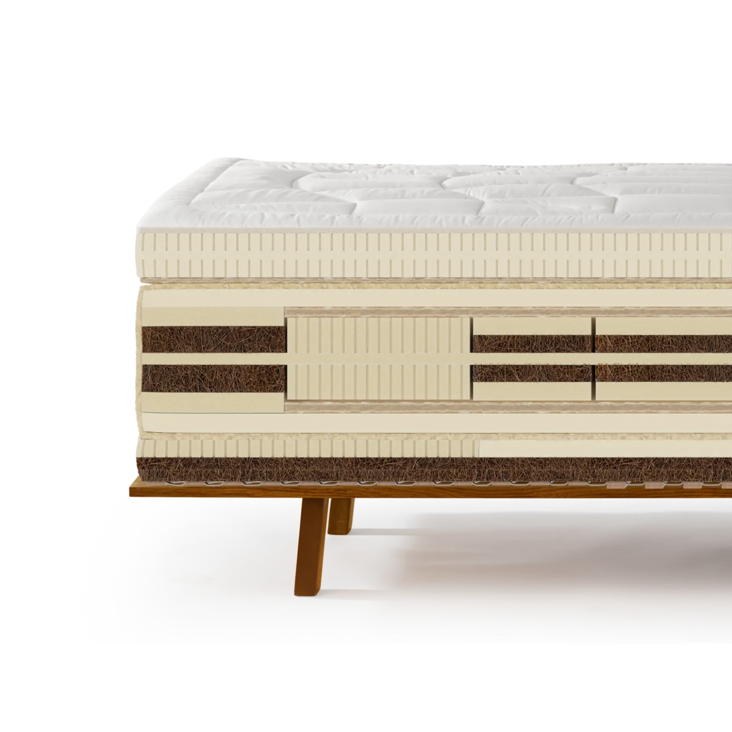 OUTLET - Schlafsystem Dreiklangmittel, 90 x 200 cm, GOTS, NATURTEXTIL BEST