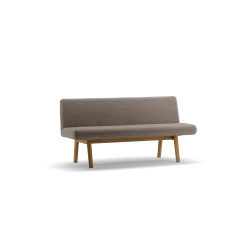 Polsterbank Ketil(Wollstoff Tano natur, 180 cm, Eiche)