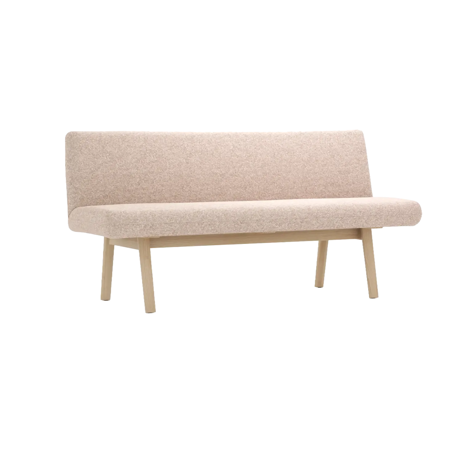 Polsterbank Ketil(Wollstoff Stavang haselnuss, 180 cm, Esche)