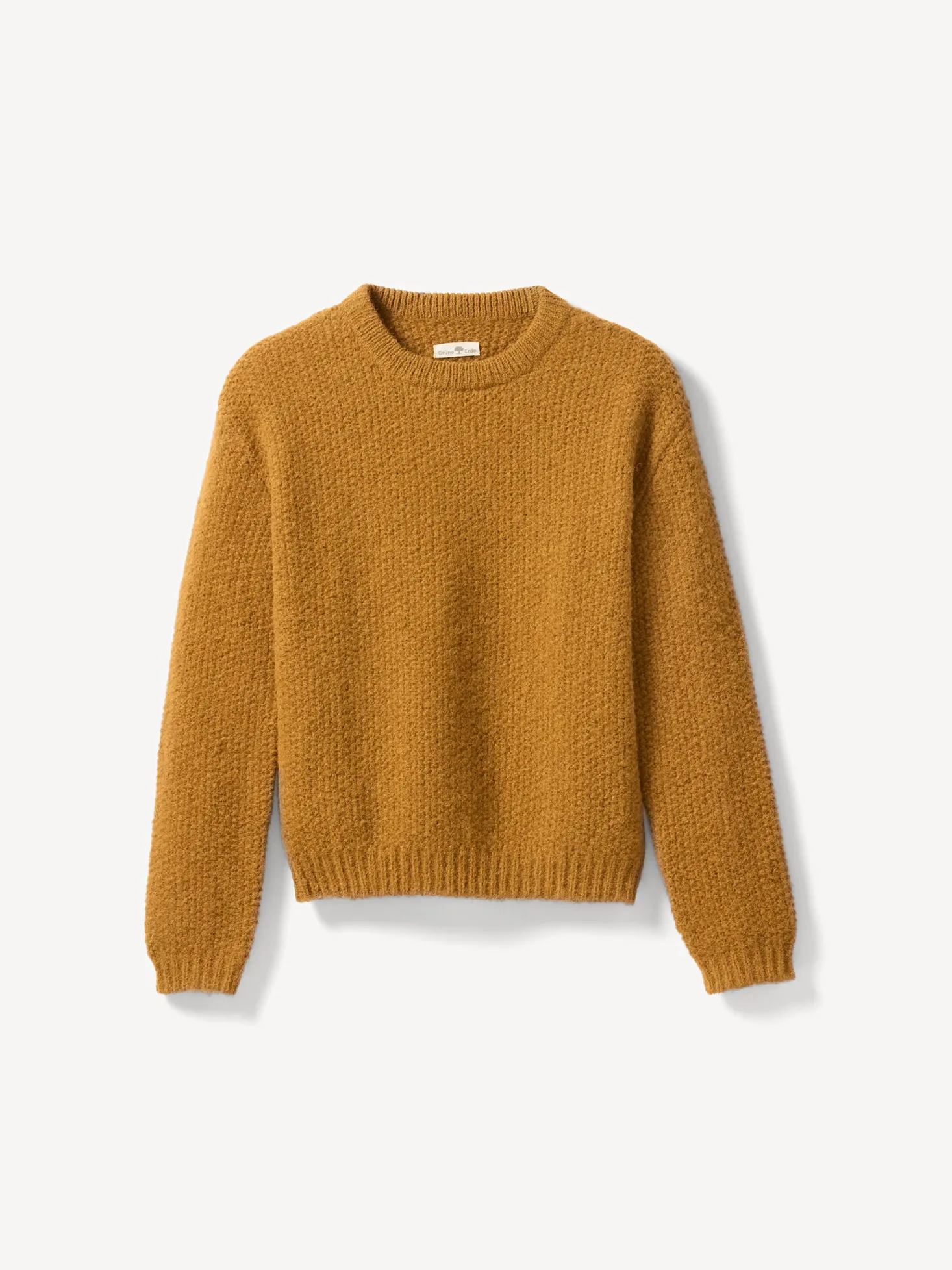 Pullover aus Alpakawolle(caramel, L)