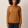Pullover aus Alpakawolle(caramel, S)