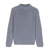 Pullover aus Alpakawolle(lichtblau melange, S)