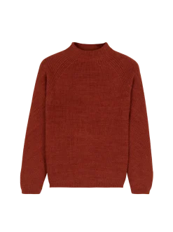 Pullover aus Alpakawolle(mahagoni, XS)