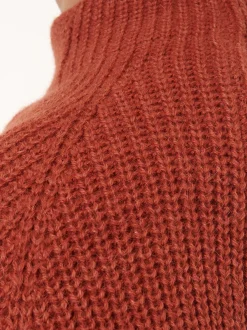 Pullover aus Alpakawolle(mahagoni, XS)