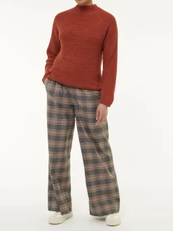 Pullover aus Alpakawolle(mahagoni, XS)