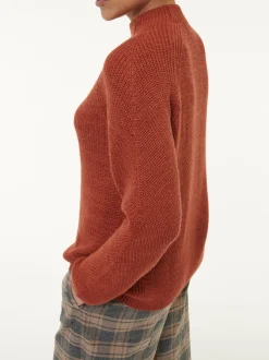 Pullover aus Alpakawolle(mahagoni, XS)