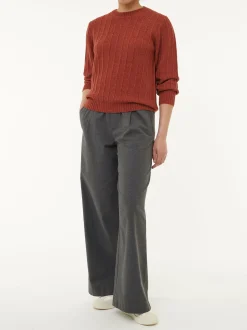 Pullover aus Alpakawolle(mahagoni, XS)