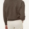 Pullover aus Alpakawolle(mokka, S)