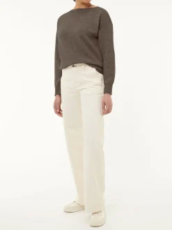 Pullover aus Alpakawolle(mokka, S)