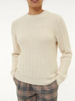 Pullover aus Alpakawolle(offwhite, XS)