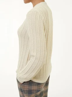 Pullover aus Alpakawolle(offwhite, XS)