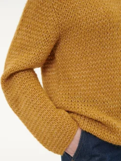 Pullover aus Alpakawolle und Bio-Baumwolle(dijon, XS)