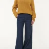 Pullover aus Alpakawolle und Bio-Baumwolle(dijon, L)