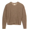 Pullover aus Alpakawolle(walnuss melange, M)