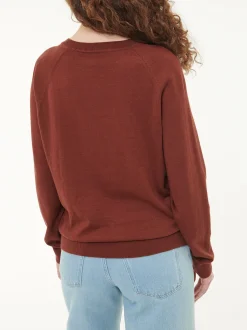 Pullover aus Bio-Baumwolle(mahagoni, XS)