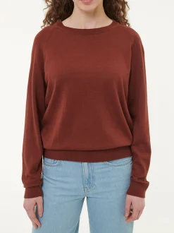 Pullover aus Bio-Baumwolle(mahagoni, XS)