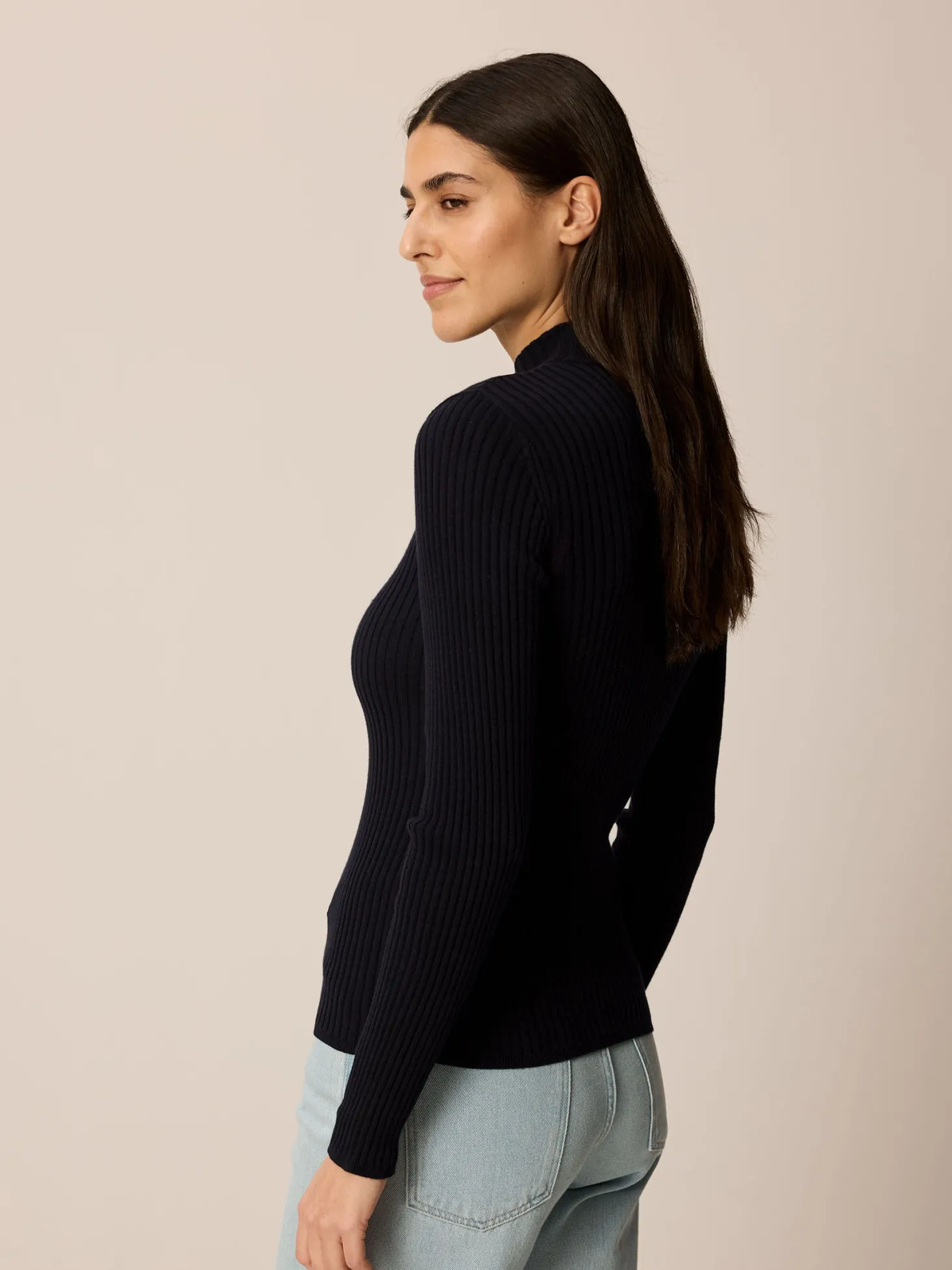 Pullover aus Bio Baumwolle(navy, M)
