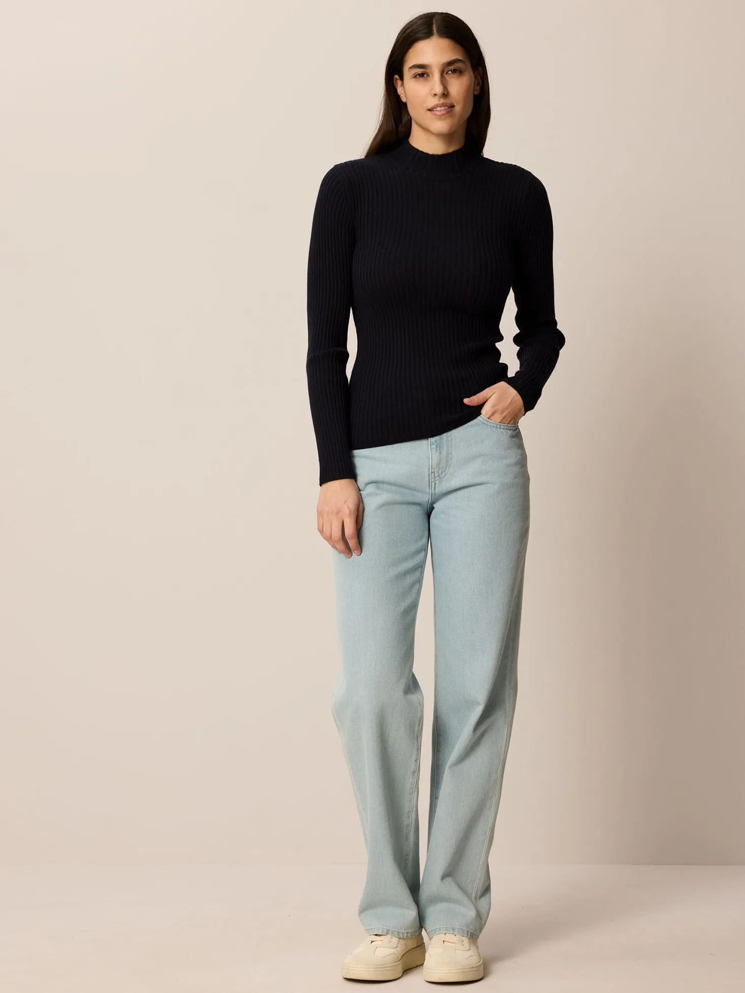 Pullover aus Bio Baumwolle(navy, M)